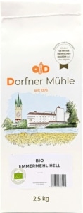 Bio Emmermehl Hell Dorfner Mühle